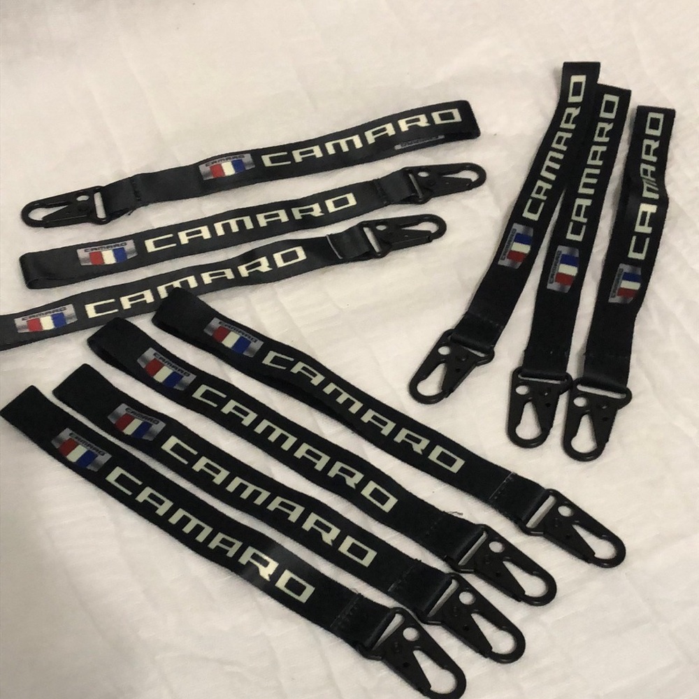 CAMARO Keyring Straps with Metal Clasps bundle 10